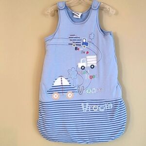 Baby blue heavy embrodiered sleep sack